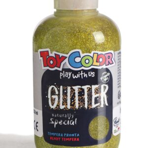 bottle of Toy Color Glitter Tempera paint