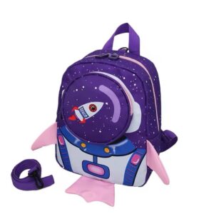 rocket-shaped toddler backpack