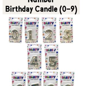 Number Birthday Candle 0-9