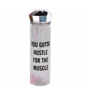 Glitter Transparent Water Bottle 1L