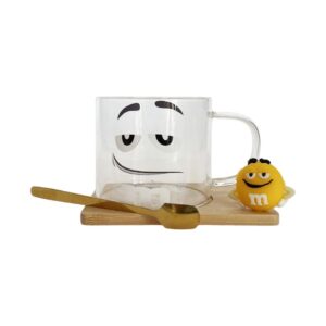 M&m’s Glass Mug with Spoon