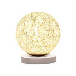 Rattan Ball Night Light 17 cm