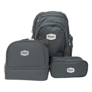 Pronto Grey Backpack Set Of 3