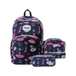Pronto Ballerina Flamingo Backpack Set of 3