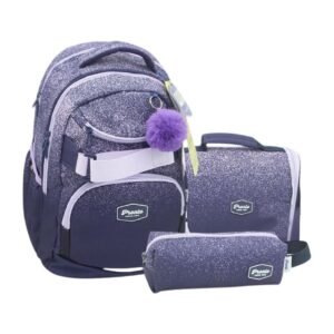 Pronto Purple Backpack Set Of 3