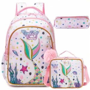 Mermaid Backpack Set of 3
