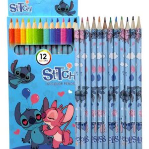 Disney Stitch colored pencils
