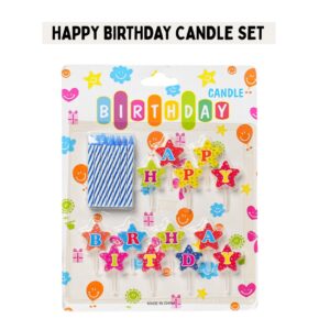 Happy Birthday Candle Set
