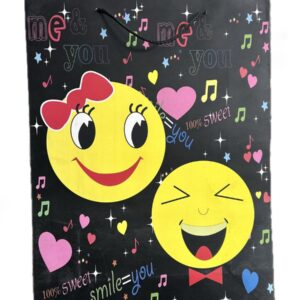 Smiley Face Carton Bag