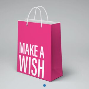 Make A Wish Paper Bag 33x26.5 cm