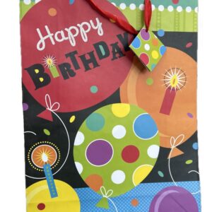 Happy Birthday Carton Bag 45.5x33 cm
