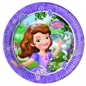 Disney sofia Plates 9” (8 pcs)