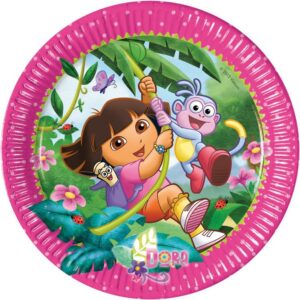 Disney Dora Plates 9” (8 pcs)