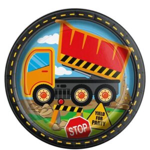 Disney Construction plates Truck 9” (8 pcs)