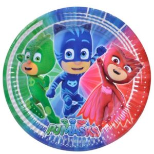 Disney PJmasks plates Truck 9” (8 pcs)