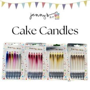 Colored Candles 6 Pcs