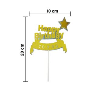 Happy Birthday Cake Topper