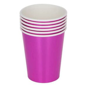 Carton Paper Cups:fushia   (10pcs)
