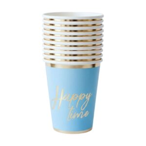 Carton Paper Cups:Happy Time  (10pcs)