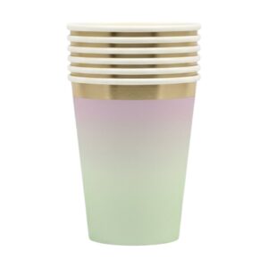 Carton Paper Cups: Horizontal colors  (10pcs)