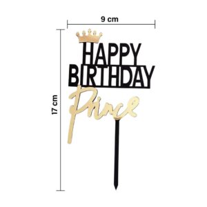 Happy Birthday Prince Cake Topper