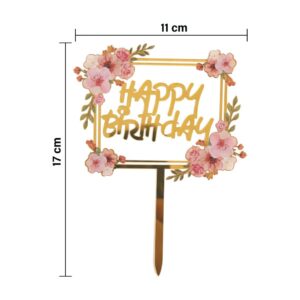 Happy Birthday  Cake Topper