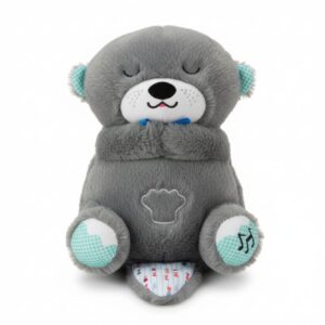 Gray Breathing Plush Toy 25cm