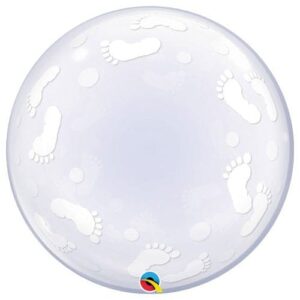baby footprints balloon