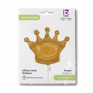 Gold crown balloon