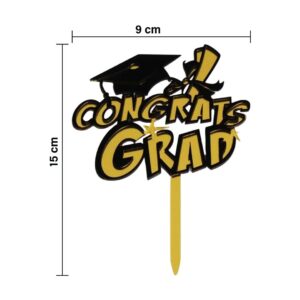 Congrats Grad cake topper
