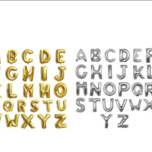 Alphabet letter balloons