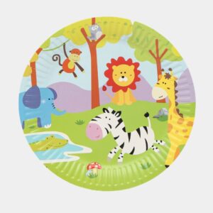 Jungle Safari Plates 9” (8pcs)