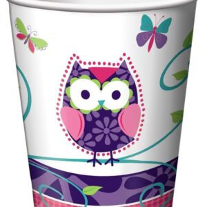 Owl Paper Cups (X8 Pcs)