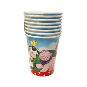 Farm Paper Cups (X8 Pcs)