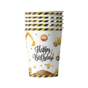 Construction Paper Cups (X8 Pcs)