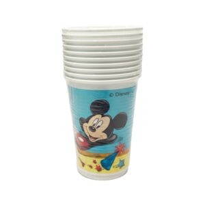 Mickey Mouse Plastic Cups (X10 Pcs)