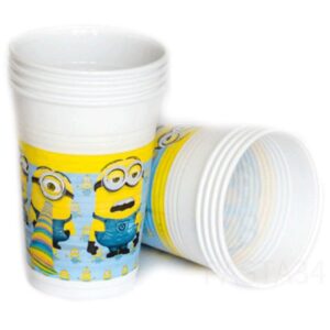 Minions Plastic Cups (X8 Pcs)