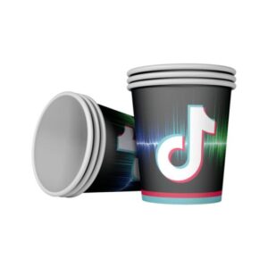 TikTok Paper Cups (X10 Pcs)