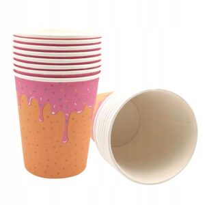 Donuts Paper Cups (X8 Pcs)