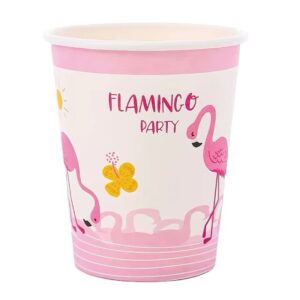Flamingo Paper Cups (X6 Pcs)