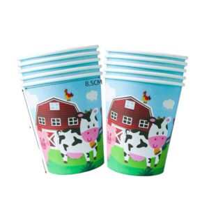 Farm Paper Cups (X8 Pcs)