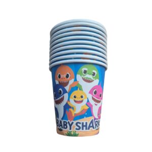Baby Shark Paper Cups (X10 Pcs)