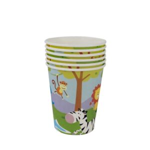 Zoo Paper Cups (X8 Pcs)