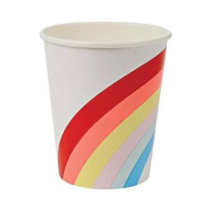 Rainbow Paper Cups (X10 Pcs)