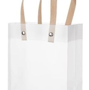 Clear Plastic Gift Bags with Handles 20*17.5*8.5