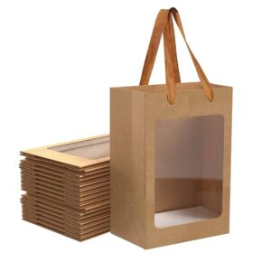 Craft gift bag with window