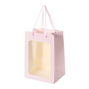 Pink Gift Bag with Window