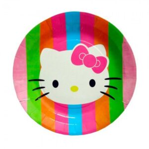 Hello Kitty paper plates 9” (6pcs)