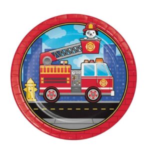 Paper Plates Fire Fighter 9” (8pcs)