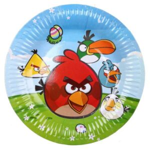 Paper Plates Angry Birds 9” (8pcs)